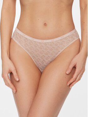 Guess Guess Класически дамски бикини Edytha O3BE16 KBXA0 Бежов