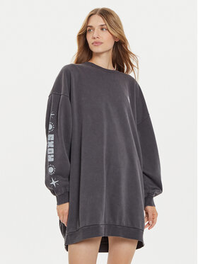Roxy Roxy Trikotažinė suknelė Daydreamer ERJKD03509 Pilka Relaxed Fit