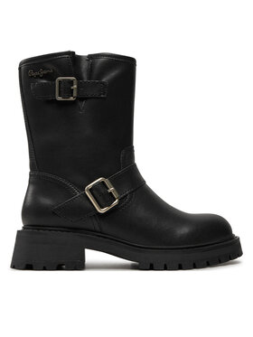 Pepe Jeans Pepe Jeans Botki PLS50567 Czarny