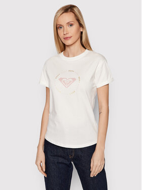Roxy Roxy T-shirt Epic Afternoon ERJZT05323 Bijela Regular Fit