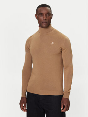 KARL LAGERFELD KARL LAGERFELD Krekls ar augstu apkakli 655058 554399 Bēšs Regular Fit