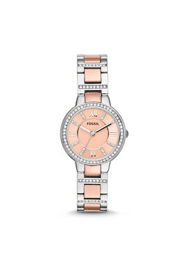 Fossil Fossil Ρολόι Virginia ES3405 Ασημί