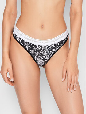 Calvin Klein Underwear Calvin Klein Underwear Stringi 000QF5733E Czarny