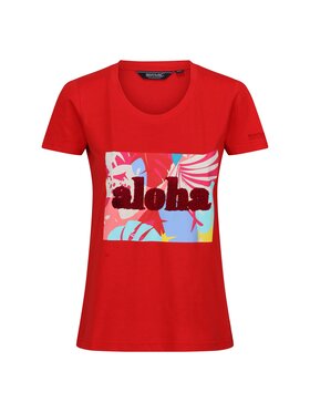 Regatta Regatta T-Shirt RG10199 Czerwony Short Fit