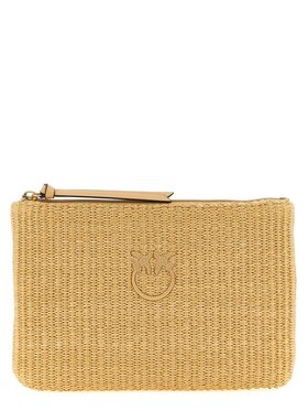 PINKO PINKO Borsetta Beige Polypropylene Clutch Beige