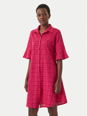 Iconique Iconique Sukienka letnia Romina IC26-039 Różowy Regular Fit