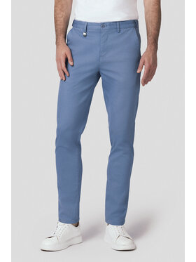 Lancerto Lancerto Chinosy Mikkeli SP082125000006 Niebieski Slim Fit