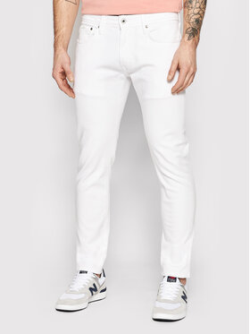 Pepe Jeans Pepe Jeans Jeansy Stanley PM206326 Bílá Tapered Fit