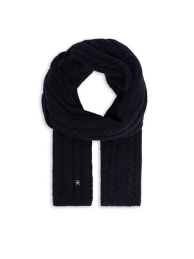 Tommy Hilfiger Tommy Hilfiger Szalik Timeless AW0AW16990 Granatowy