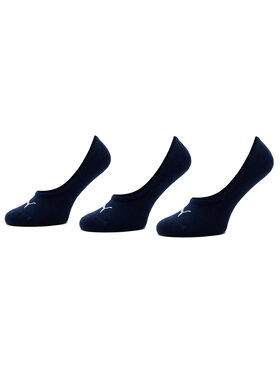 Puma Puma Set di 3 paia di pedulini unisex Footie 3P Unisex 906930 Blu scuro