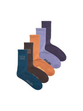 Jack&Jones Jack&Jones Комплект 5 чифта дълги чорапи мъжки 12237481 Цветен
