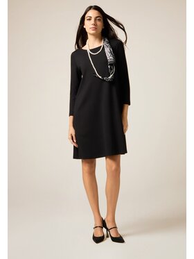 Oltre Oltre Vestito da giorno 7085R005136N033 Nero Flare Fit
