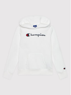 Champion Champion Bluză Script Logo 404225 Alb Regular Fit