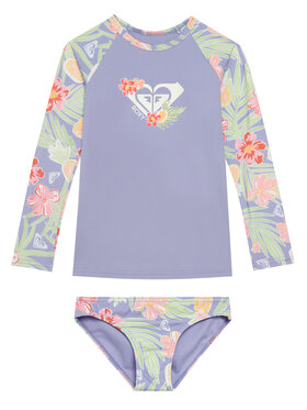 Roxy Roxy Completo t-shirt e slip da bagno ERLWR03330 Blu