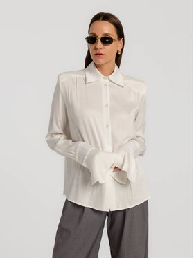 MANDRAGORA MANDRAGORA Camicia Celia Beige Standard Fit