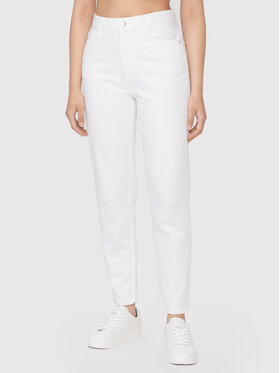 Calvin Klein Jeans Calvin Klein Jeans Jeansy J20J218514 Bílá Mom Fit