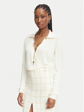 Elisabetta Franchi Elisabetta Franchi Body BK-03S-66E2-V440 Crema Regular Fit