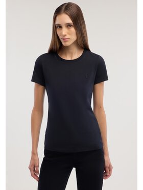 Trussardi Trussardi T-Shirt G0266000325N033 Czarny Regular Fit
