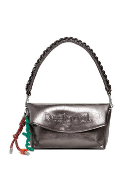 Desigual Desigual Дамска чанта Half Logo Trokel 25WAXPAQ Кафяв