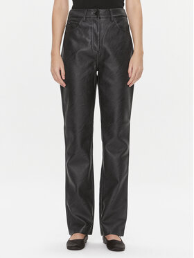 Calvin Klein Jeans Calvin Klein Jeans Штани зі штучної шкіри J20J222552 Чорний Straight Fit