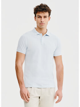 Pako Lorente Pako Lorente Polo P25SF-TX-003 Błękitny Classic Fit