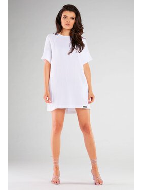 Infinite You Infinite You Sukienka M259 Biały Basic Fit