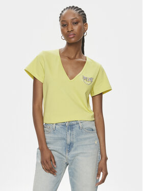 PINKO Pinko T-Shirt 100372 A1R7 Κίτρινο Regular Fit