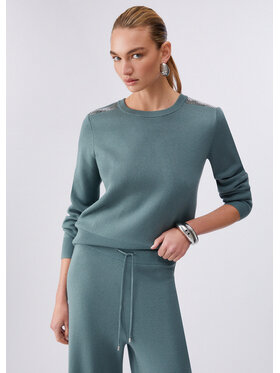 Liu Jo Liu Jo Maglione TA6043MS59L76009 Verde Regular Fit