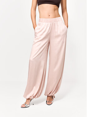La Mania La Mania Pantaloni di tessuto NOX Rosa chiaro Basic Fit