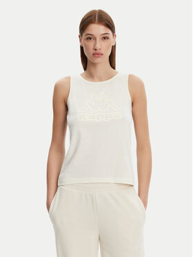 Kappa Kappa топ Logo Gria 382129W Екрю Regular Fit