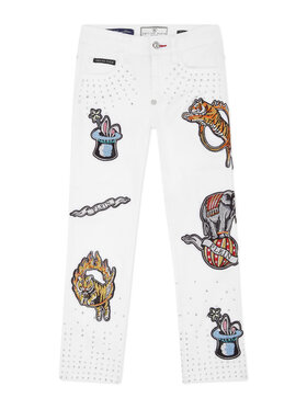 PHILIPP PLEIN PHILIPP PLEIN Jeansy 27611 Bílá Comfort Fit