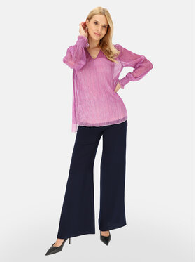 Potis & Verso Potis & Verso Bluzka Trini Różowy Regular Fit