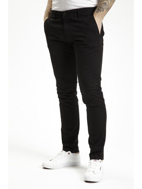 Cross Jeans Cross Jeans Chinosy E 120-185 Czarny Tapered Leg