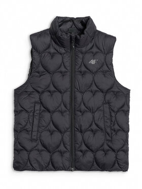 4F 4F Vesta OUTERWEAR Černá Oversize