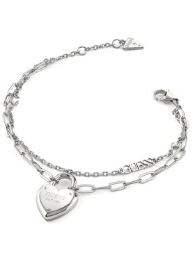 Guess Guess Bransoletka JUBB04211JW-RH-S Srebrny