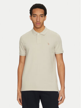 U.S. Polo Assn. U.S. Polo Assn. Polo MUP3312 Beżowy Regular Fit