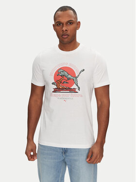 Puma Puma T-shirt Bonsai 629634 Bijela Regular Fit