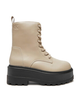 Calvin Klein Jeans Calvin Klein Jeans Туристически oбувки Flatform YW0YW01535 Бежов