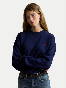 Polo Ralph Lauren Polo Ralph Lauren Mikina 211971697002 Tmavomodrá Relaxed Fit