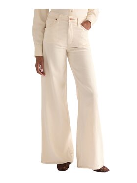 Wrangler Wrangler Jeansy 112378438 Beżowy Wide Leg