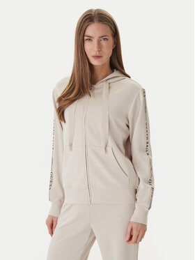 Guess Guess Mikina W6GQ03 K2656 Béžová Regular Fit