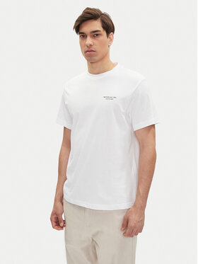 Mustang Mustang T-Shirt Akron 1016284 Weiß Relaxed Fit