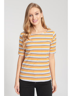 QUIOSQUE QUIOSQUE Bluzka QUIOSQUE 1IH005321 Żółty Regular Fit