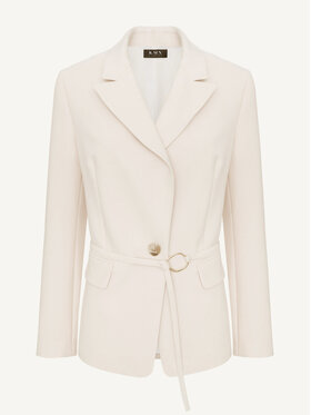 KMX KMX Marynarka 108370001 Beżowy Fitted Fit