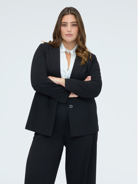 Fiorella Rubino Fiorella Rubino Marynarka Q011T000249N033 Czarny A-Line Fit