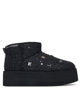 KARL LAGERFELD KARL LAGERFELD Sněhule Thermo Charms & Studs KL48524B Černá