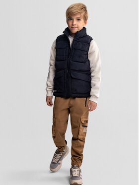 minoti minoti Kamizelka 29GILET251 Czarny Regular Fit