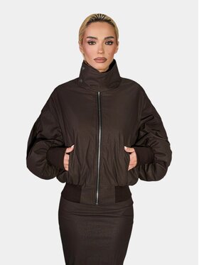 MADE BY SOCIETY MADE BY SOCIETY Kurtka anorak KAIA Jacket - J27659 Brązowy Basic Fit
