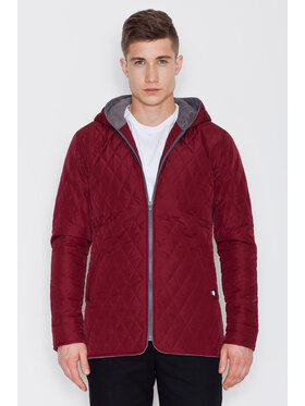 Visent Visent Kurtka przejściowa V009 Bordowy Standard Fit