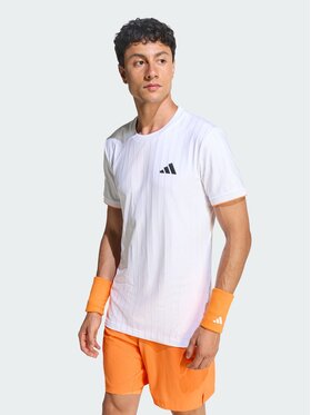 adidas adidas Koszulka techniczna 159390 Biały Slim Fit